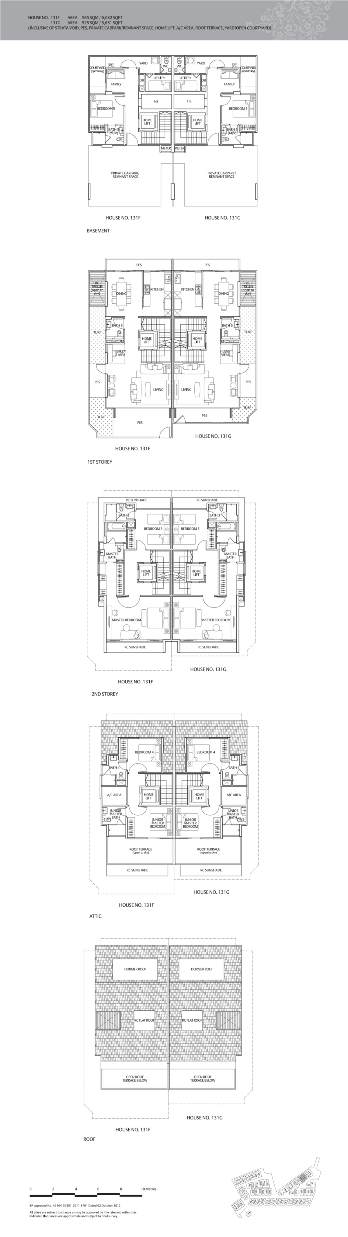 The Whitley Residences 131 Bedroom Floor Plan 2